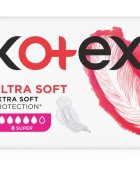 Kotex Ultra Soft Super egészségügyi betétek 8 db