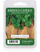 Kringle Candle Balsam & Cedar illatos viasz aromalámpába 64 g