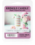 Kringle Candle Chiffon Parfait & Peony illatos viasz aromalámpába 64 g