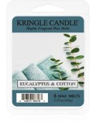 Kringle Candle Eucalyptus & Cotton illatos viasz aromalámpába 64 g