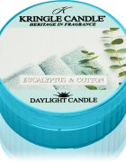 Kringle Candle Eucalyptus & Cotton teamécses 42 g