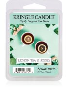 Kringle Candle Lemon Tea & Roses illatos viasz aromalámpába 64 g