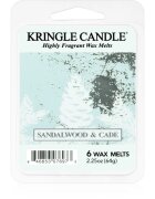 Kringle Candle Sandalwood & Cade illatos viasz aromalámpába 64 g