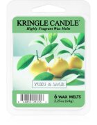 Kringle Candle Yuzu & Sage illatos viasz aromalámpába 64 g