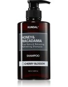 KUNDAL Honey & Macadamia Cherry Blossom természetes sampon száraz és sérült hajra 500 ml
