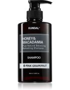 KUNDAL Honey & Macadamia Pink Grapefruit természetes sampon száraz és sérült hajra 500 ml