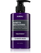 KUNDAL Honey & Macadamia White Musk intenzív hidratáló koncentrátum száraz és sérült hajra 500 ml