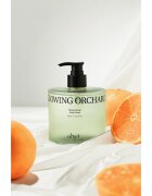 KUNDAL Objet Moist Gleam Body Wash parfümös tusfürdő az intenzív hidratálásért illattal Glowing Orchard 450 ml