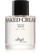 KUNDAL Objet Satin Glow Body Oil ápoló testolaj az intenzív hidratálásért illattal Naked Cream 100 ml