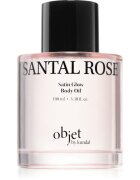 KUNDAL Objet Satin Glow Body Oil ápoló testolaj az intenzív hidratálásért illattal Santal Rose 100 ml