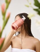 KUNDAL Protein Bonding Care Shampoo tápláló sampon száraz és sérült hajra illattal Violet Muguet 500 ml