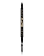 L.A. Girl Cosmetics Brow Ink szemöldök fixáló kefével árnyalat Dark Brown 0.45 ml