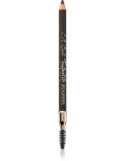 L.A. Girl Cosmetics Featherlite tartós szemöldök ceruza kefével árnyalat Dark Brown 1.1 g