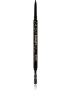 L.A. Girl Cosmetics Shady Slim automatikus szemöldökceruza kefével árnyalat Blackest Brown 0.01 g