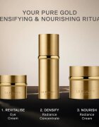 La Prairie Pure Gold Radiance Eye Cream luxus krém szemre és szemhéjra az élénk és kisimított arcbőrért refill 20 ml