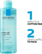 La Roche-Posay Effaclar Ultra tisztító micellás víz problémás és pattanásos bőrre 400 ml