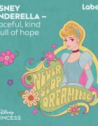 Labello Disney Princess Vanilla Buttercream hidratáló ajakbalzsam 4.8 g