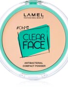 LAMEL OhMy Clear Face kompakt púder antibakteriális adalékkal árnyalat 402 Vanilla 6 g