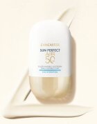 Lancaster Sun Perfect Air 50 24H Hydration ultrakönnyű védő fluid száraz és nagyon száraz bőrre SPF 50 40 ml