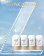 Lancaster Sun Perfect Air 50 Glow Booster ultrakönnyű védő fluid fáradt bőrre SPF 50 40 ml