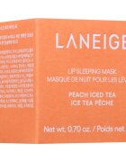 LANEIGE Lip Sleeping Mask éjszakai regeneráló maszk az ajkakra árnyalat Peach Iced Tea 20 g