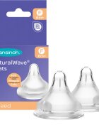 Lansinoh NaturalWave etetőcumi Fast 2 db