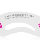 Lash Brow Eyebrow Stencil sablonok szemöldökre 24 db