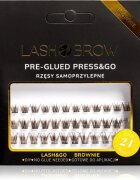 Lash Brow Press&Go Self-Adhesive Eyelashes öntapadós tincses műszempillák Everyday Brownie 1 db