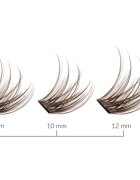 Lash Brow Press&Go Self-Adhesive Eyelashes öntapadós tincses műszempillák Everyday Brownie 1 db