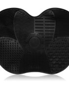 Lash Brow Silicone Make-up Brush Wash Matte Black tisztító ecset alátét méret XL 1 db