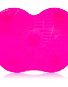 Lash Brow Silicone Make-up Brush Wash Matte Pink tisztító ecset alátét méret S 1 db