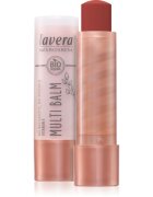 Lavera Multi Balm multifunkciós balzsam az arcra és a szájra árnyalat 01 Sunset Red 4.5 g