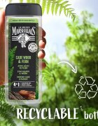 Le Petit Marseillais Cade Wood & Fern tusfürdő gél 4 in 1 uraknak 400 ml