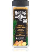 Le Petit Marseillais Ginger & Cypress Wood tusfürdő gél 4 in 1 uraknak 400 ml