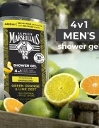 Le Petit Marseillais Green Orange & Lime Zest tusfürdő gél 4 in 1 uraknak 400 ml