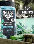 Le Petit Marseillais Iced Mint & Aloe Vera tusfürdő gél 4 in 1 uraknak 400 ml