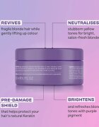 Lee Stafford Bleach Blondes Purple reign maszk semlegesíti a sárgás tónusokat 200 ml