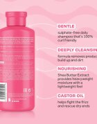 Lee Stafford For The Love Of Curls Shampoo sampon a hullámos és göndör hajra 250 ml