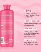 Lee Stafford For The Love Of Curls Shampoo sampon a hullámos és göndör hajra 500 ml