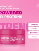 Lee Stafford Grow Strong & Long Activation Treatment Mask haj maszk hajtöredezés ellen 200 ml