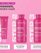 Lee Stafford Grow Strong & Long Stimulating Scapl Scrub fejbőrradír vegán 100 ml