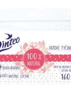 Linteo Natural Cotton Buds fültisztítók tasakban 160 db