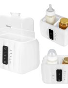Lionelo Thermup Double White Bottle Warmer 6in1 többfunkciós cumisüveg melegítő 6 in 1 1 db