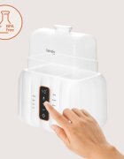 Lionelo Thermup Double White Bottle Warmer 6in1 többfunkciós cumisüveg melegítő 6 in 1 1 db