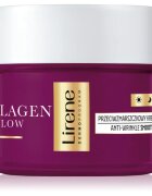 Lirene Collagen Glow 50+ tápláló fiatalító krém az arc kontúr vonalainak feszesítésére 50 ml