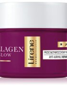 Lirene Collagen Glow 70+ ránctalanító és regeneráló krém az arcbőr táplálásáért és természetes hidratáltságának megőrzéséért 50 ml