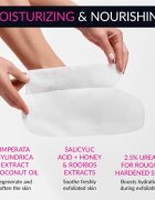 Lirene Foot Care bőrhámlasztó zokni a láb bőrének puhítására és hidratálására 25% Urea 1 pár