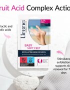 Lirene Foot Care bőrhámlasztó zokni a láb bőrének puhítására és hidratálására 25% Urea 1 pár