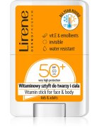 Lirene Vitamin Stick For Face&Body helyi ápolás a káros napsugarak ellen arcra és testre SPF 50 15 g