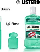 Listerine Clean & Fresh szájvíz fogszuvasodás ellen 500 ml